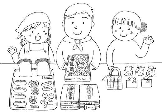 もーやっこ市場のイメージイラスト