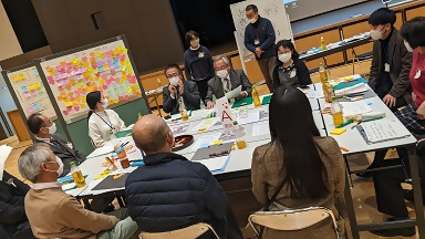 写真:振り返りの様子