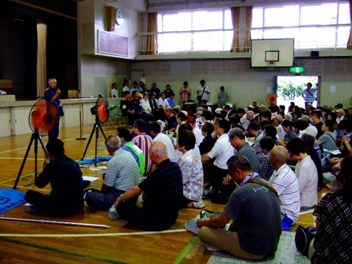 写真:防災訓練の様子
