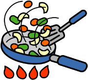 調理のイラスト