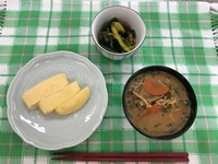 写真：メニューの一例