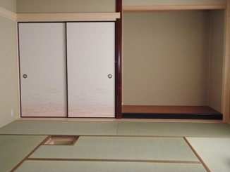 稲西コミュニティセンター和室を写した写真