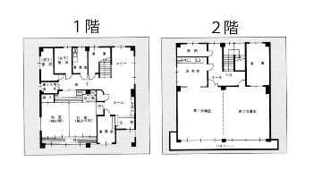 イラスト:中村コミュニティセンター平面図