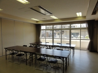 中村コミュニティセンター2階第1会議室の内部写真