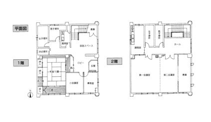 イラスト:本陣コミュニティセンター平面図