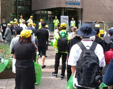 栄学区の清掃活動写真