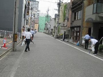 富士電機株式会社中部支社の清掃活動写真