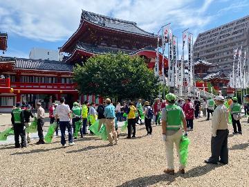 大須学区の清掃活動写真