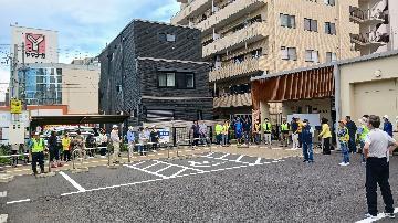 松原学区の清掃活動写真