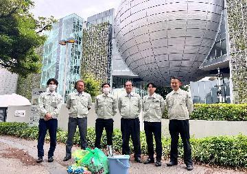 株式会社守谷商会の清掃活動写真