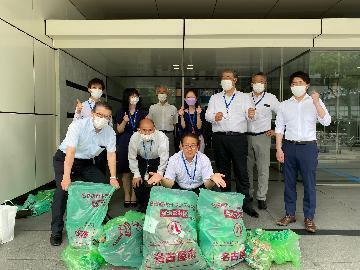 株式会社大京の清掃活動写真