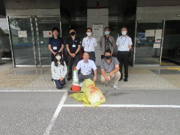 愛知県都市整備協会の清掃活動の写真