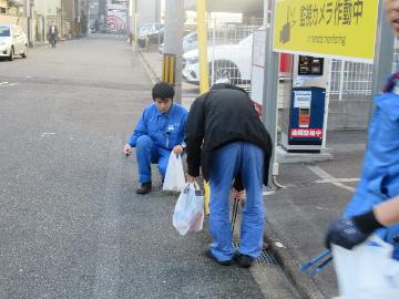 富士電機株式会社の自主清掃活動写真