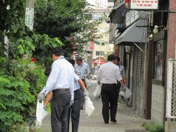 富士電機株式会社の自主清掃活動写真