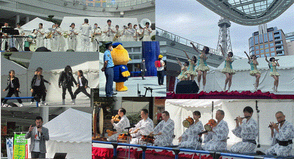 写真:当日のステージの様子