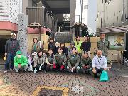 写真:上園町御園通 花植えの様子