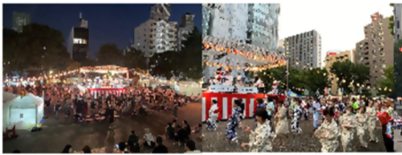 写真:栄ミナミ盆踊り@GOGOの様子