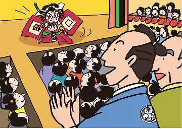 イラスト:「橘町と橘座」5枚目