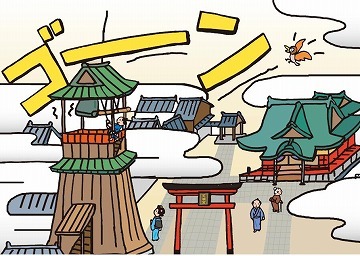 イラスト：「桜通と桜天神」5枚目