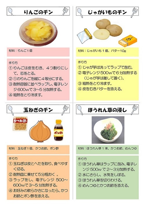 写真：簡単レシピ