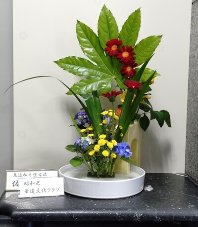 玄関花の写真