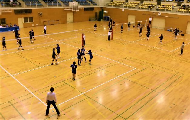 写真:大会2日目の決勝戦の風景