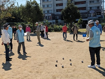 ペタンク大会の写真