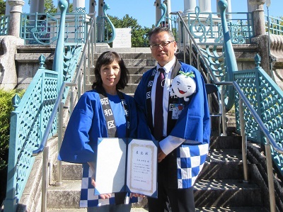 写真：松栄学区　奈須さん