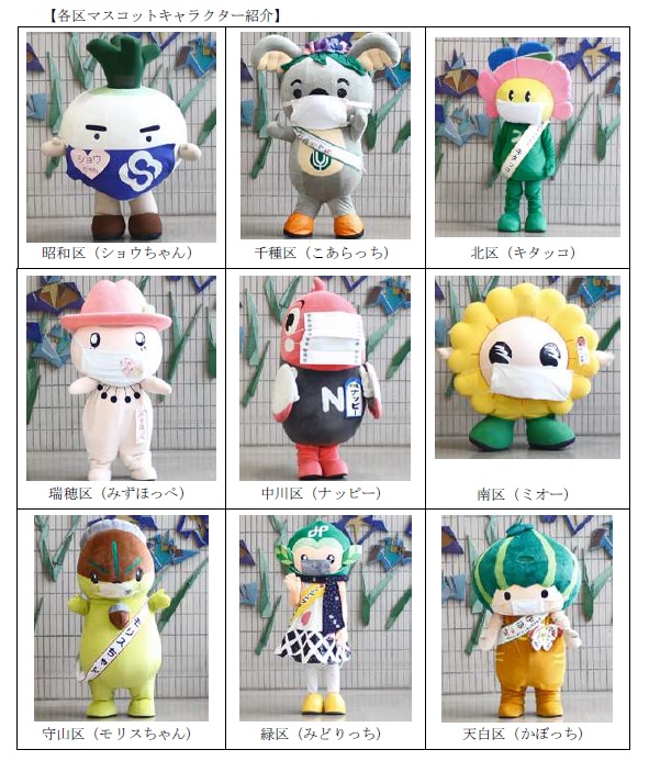 写真：マスコットキャラクターの紹介