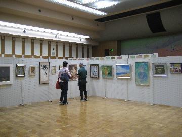 写真:第74回瑞穂区民展の様子1