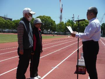 写真:表彰の様子
