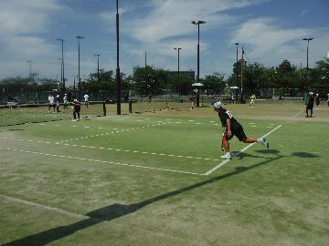 写真:第44回瑞穂区ソフトテニス大会の様子1