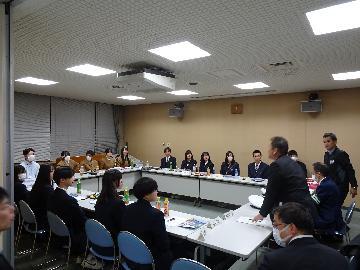 写真：瑞穂警察署との意見交換会