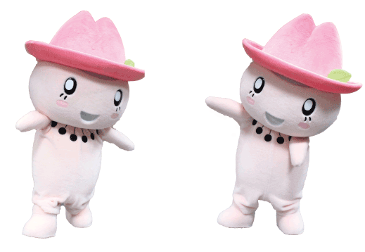 瑞穂区マスコットキャラクター「みずほっぺ」の着ぐるみの写真