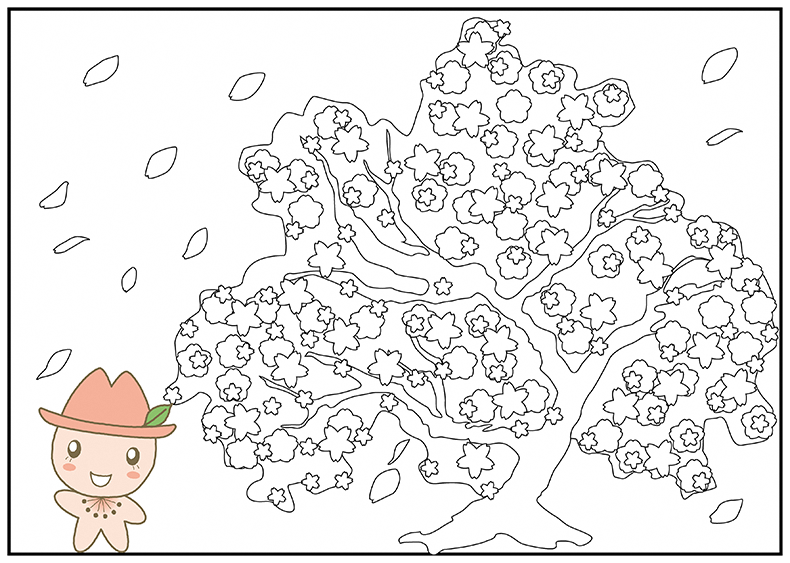 写真：みずほっぺぬり絵3