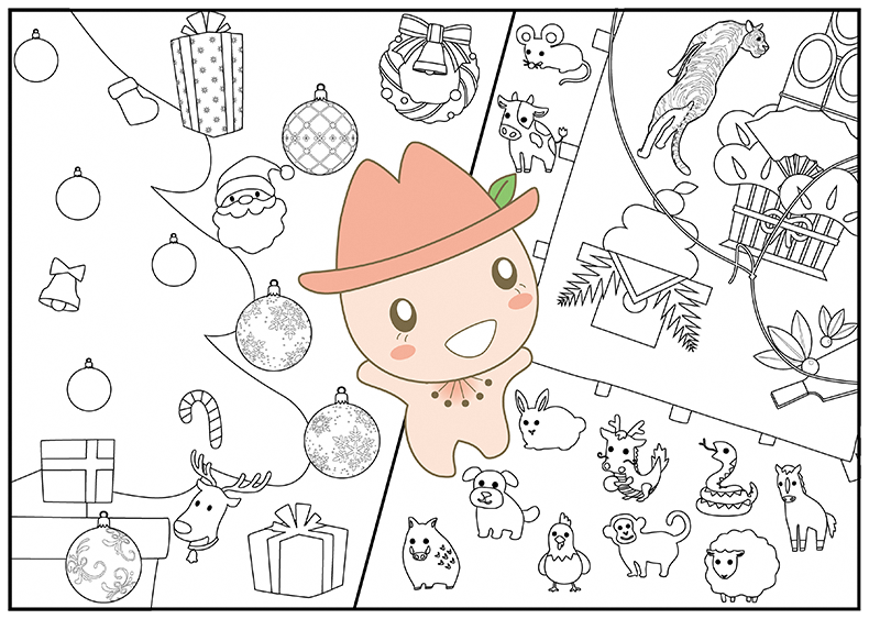 写真：みずほっぺぬり絵6