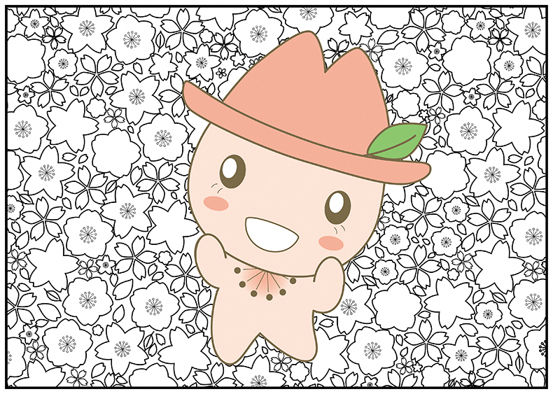 写真：みずほっぺぬり絵7