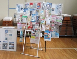 写真：非常持ち出し品などのブース