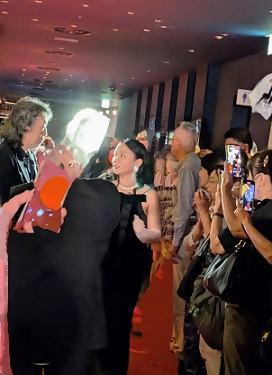 写真：レッドカーペットに登場する女優さん