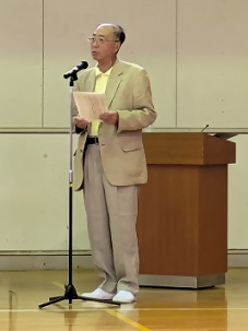 写真：林会長のご挨拶