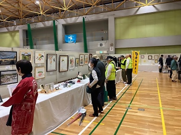 写真：作品の展示