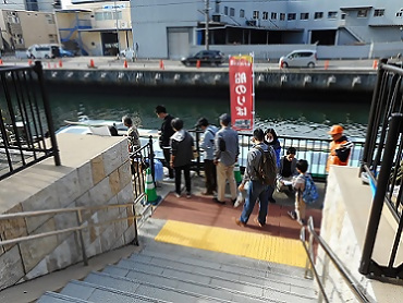 写真：尾頭橋の船着き場