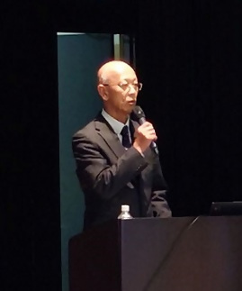 写真：「熱田区内の取組みのご紹介」大宝学区の取組み紹介