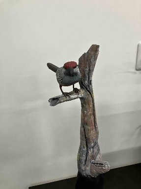 写真：利用者様の作品のかわいい鳥