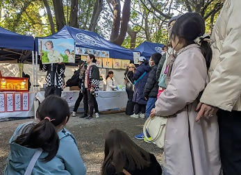 写真：宮宿会による紙芝居