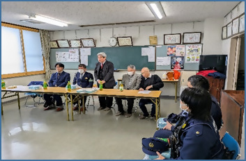 写真：感謝状贈呈式の様子