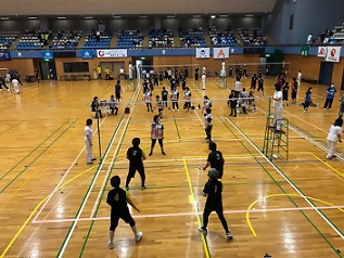 写真：インディアカの試合