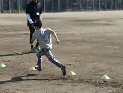 写真：かけっこ教室