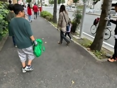 写真：大津通を北進しているところ