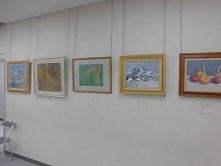 写真：絵画の展示